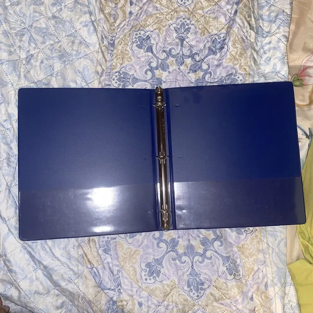 Vintage Cornell‎ University Three Ring Hard Binder 1in New York Education Paw